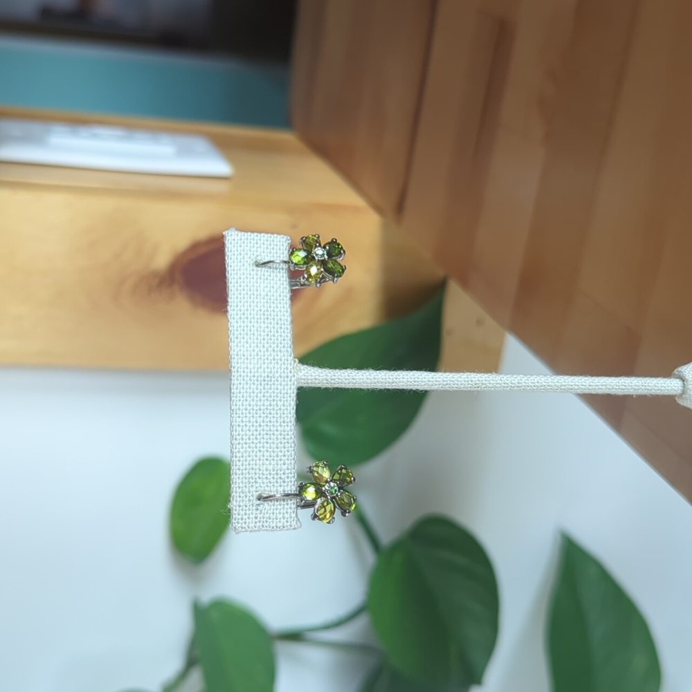 Flower Glass Earrings